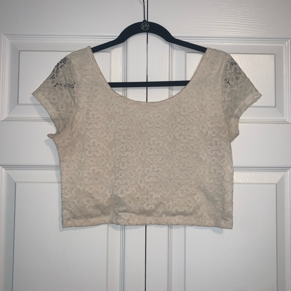 Lace crop top